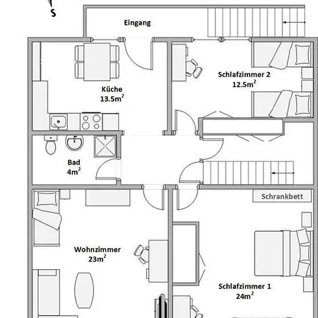 Ferienwohnung Fischbachboden - B48793 Apartment *